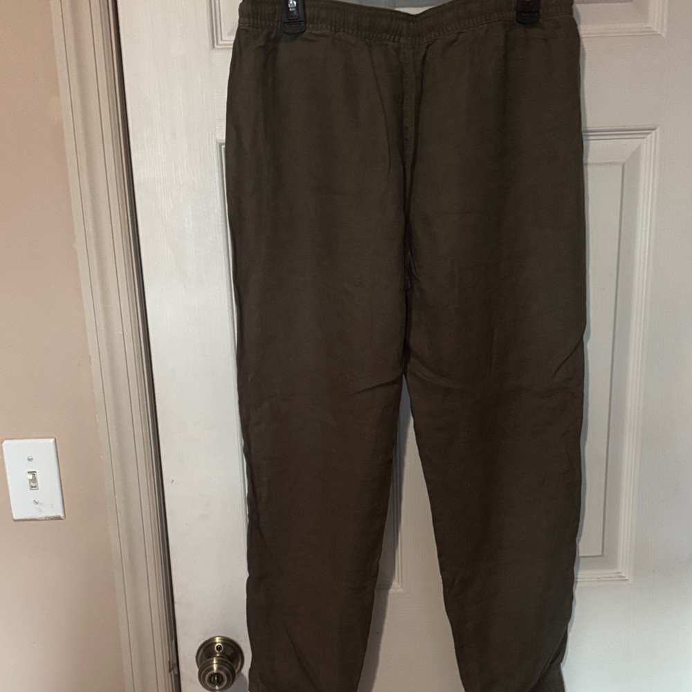 Calvin Klein Olive Drawstring Joggers